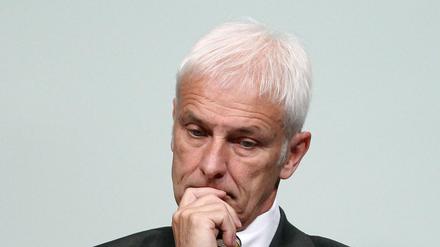 Der scheidende Volkswagen-Chef Matthias Müller