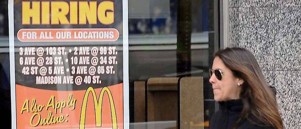 Burger-Brater gesucht: McDonald's plant einen "National Hiring Day".