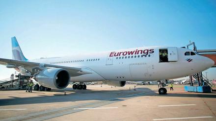 Am Boden. Auch die Lufthansa-Tochter Eurowings musste während des Lockdowns im vergangenen Jahr den Flugbetrieb zeitweise einstellen. Foto: Oliver Berg/dpa