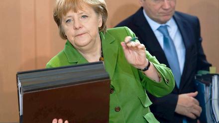 Mit Vorstellungskraft: Bundeskanzlerin Merkel.
