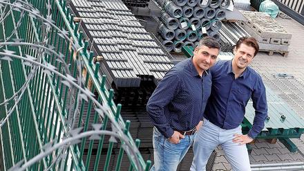 Murat Ekrek und Talat Deger, die Chefs des Neuköllner Unternehmens Mutanox