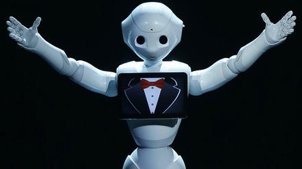 Der Roboter "Pepper" wurde in Japan entwickelt.