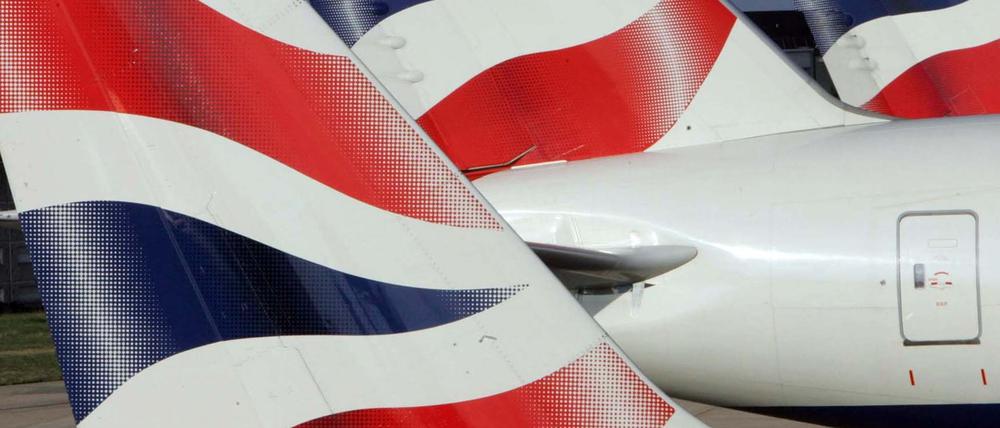 Maschinen der Fluggesellschaft British Airways. 