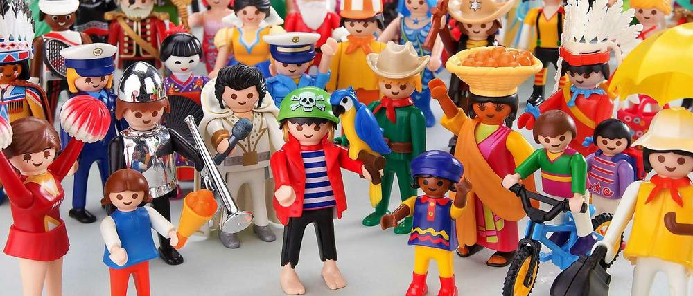 Bunte Vielfalt: Etwa 4000 verschiedene Playmobil-Figuren sind in den vergangenen 40 Jahren entstanden.