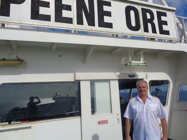 York Koch hat die „Peene Ore“ am 6. Oktober 2019 betreten und den Frachter seitdem nicht mehr verlassen.