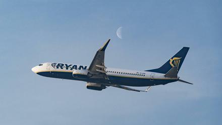 Eine Maschine der irischen Billigfluggesellschaft Ryanair