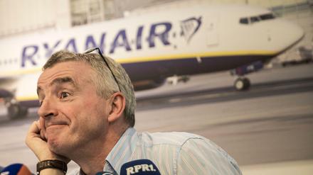 Michael O'Leary, Vorstandsvorsitzender der irischen Fluggesellschaft Ryanair.