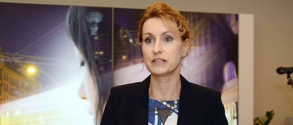 Die Berliner-Bank-Chefin Stefanie Salata will Gründer für ihr Institut gewinnen.