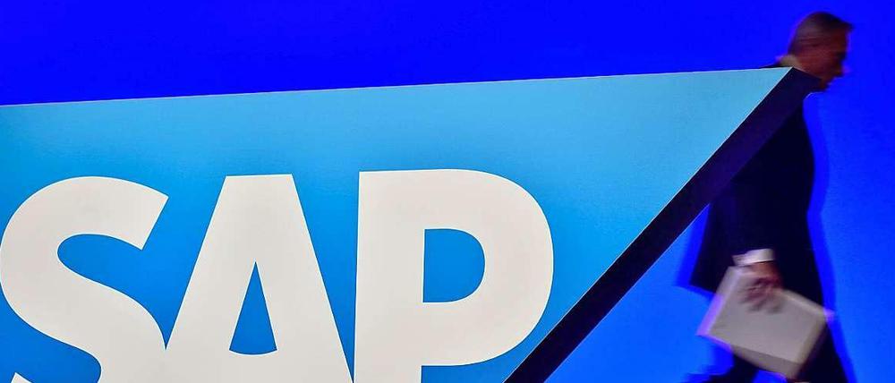 Blick nach vorne. SAP hob am Donnerstag die Prognose für das Geschäftsjahr 2014 an.
