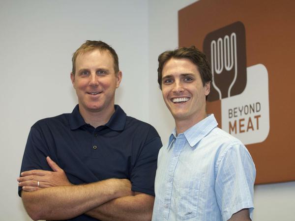 Börsenlieblinge: Gründer Ethan Brown (links) und Finanzchef Brent Taylor von Beyond Meat.