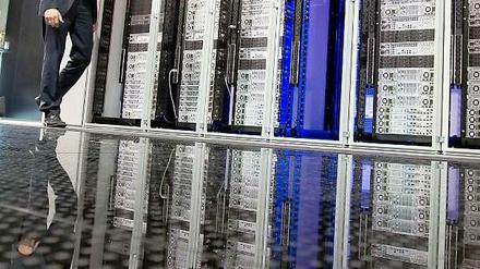 Cloud im Regal: In diesen Serverschränken werden die Daten der Welt gelagert.
