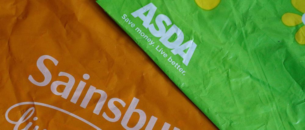 Die Supermarktketten Asda und Sainsbury's wollen fusionieren. 