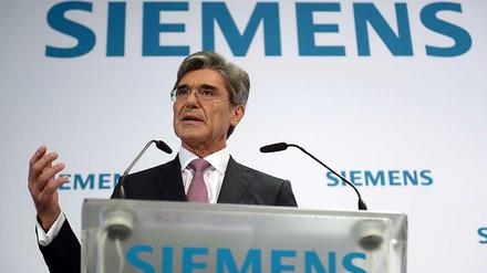 Vergangenheit und Zukunft. Siemens-Konzernchef Joe Kaeser gibt heute bekannt, wohin der Konzern in Zukunft steuert 