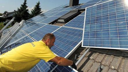 Rund 40 Prozent der hierzulande installierten Solarstromkapazitäten befinden sich in Bayern und Baden-Württemberg.