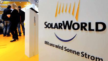 Auch die Firma Solarworld will Preisdumping durch chinesische Firmen nicht länger hinnehmen.