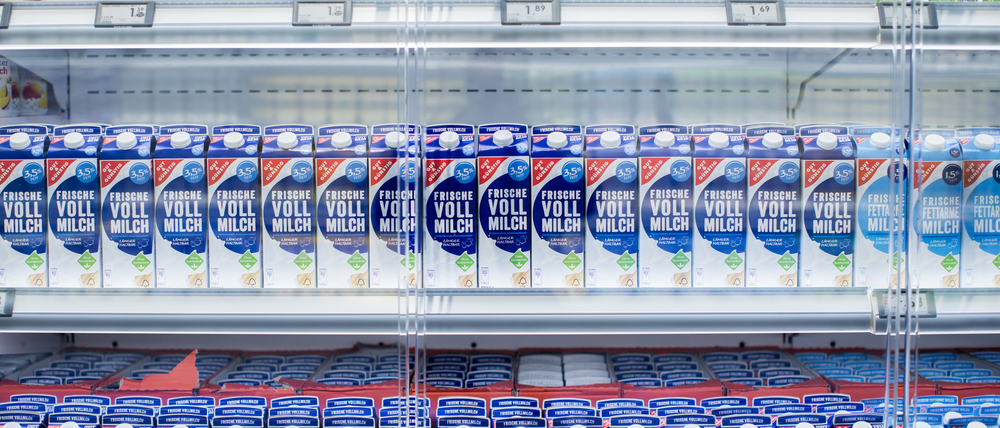 Milch im Supermarkt: Die Billigmilch verschwindet.