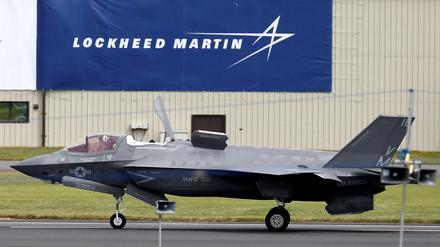 Ein Kampfjet des Herstellers Lockheed Martin. 