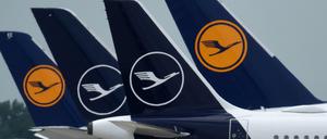 Lufthansa-Flugzeuge in München 