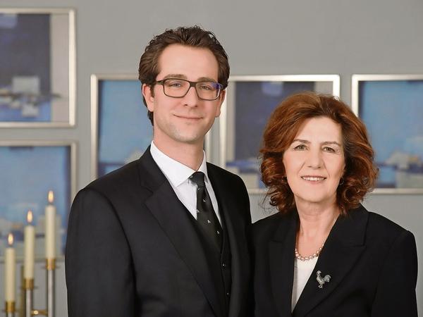 Das Familienunternehmen leiten Robert Hahn (l.) und seine Mutter Editha Hahn.