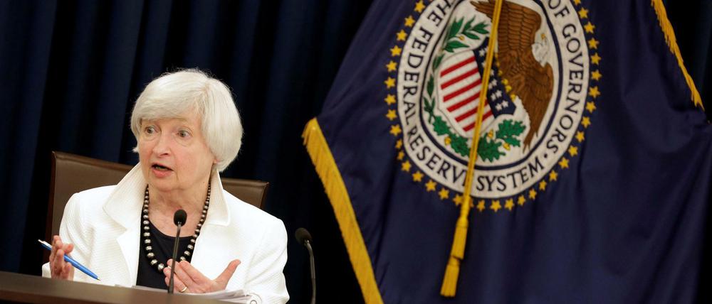 Zieht einen Schlussstrich unter die Finanzkrise: Die Chefin der US-Notenbank Janet Yellen. 