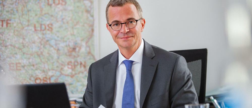 Albrecht Gerber, Minister für Wirtschaft und Energie im Land Brandenburg, will die Kohleverstromung so lange wie möglich in der Lausitz halten