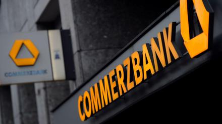Logo der Commerzbank in Köln