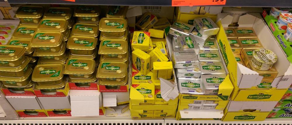 Die Kerrygold Süßrahmbutter ist weiterhin in Supermärkten zu finden.