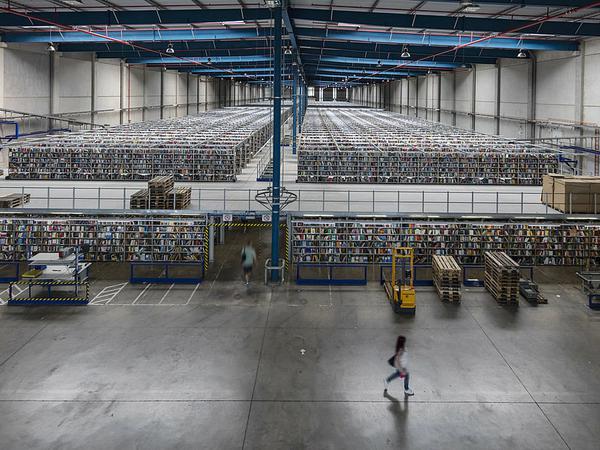 Bis zu 12 Millionen Bücher lagern bei Libri in Bad Hersfeld.