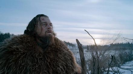 Isst notfalls auch Bisonleber: Leonardo DiCaprio im Film "The Revenant"