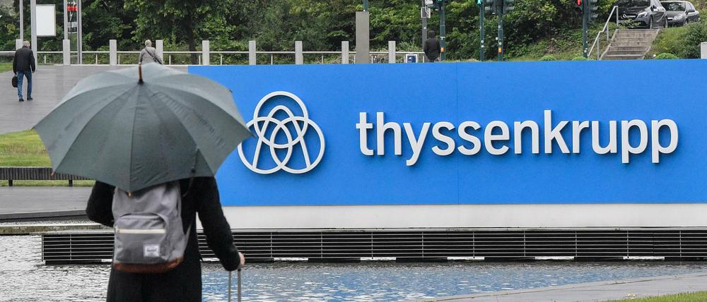 Wer bleibt im Regen stehen? Thyssen-Krupp plant tiefgreifende Veränderungen.