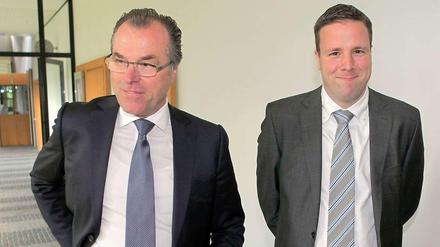 Familienfehde: Clemens Tönnies und sein Neffe Robert (rechts) streiten um die Macht im Unternehmen.