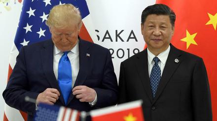US-Präsident Donald Trump und Chinas Präsident Xi Jinping am Rande des G-20-Gipfels in Japan.