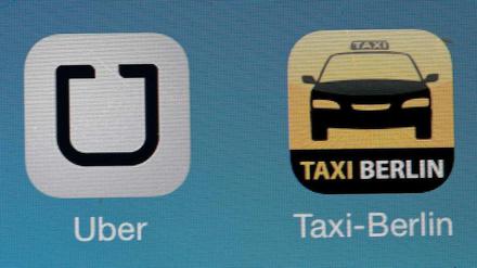 Auf vielen Smartphones sind sie direkte Nachbarn, im wahren Leben harte Konkurrenten: der US-Fahrdienstvermittler Uber und das deutsche Taxigewerbe. 