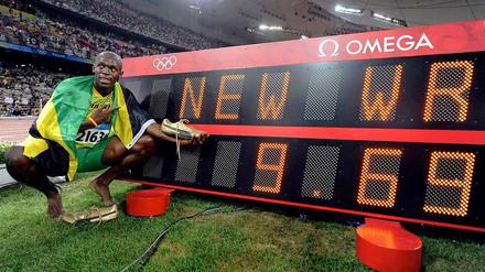 Peking 2008. Usain Bolt gewinnt das 100-Meter-Finale: Weltrekord! Die Zeit stoppte Omega. Der IT-Dienstleister Atos sorgte dafür, dass alle Welt davon erfuhr.