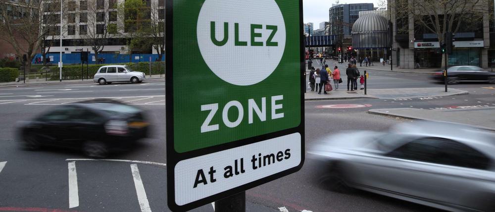 Mit der Einführung der Ultra Low Emission Zone solle die Luftqualität in der Londoner City verbessert werden. 