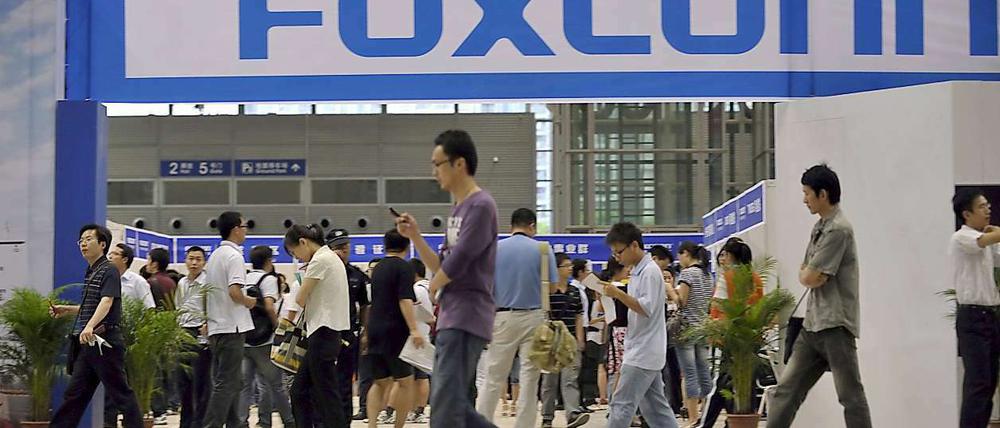 Foxconn ist einer der weltweit größten Hersteller von Computerteilen.