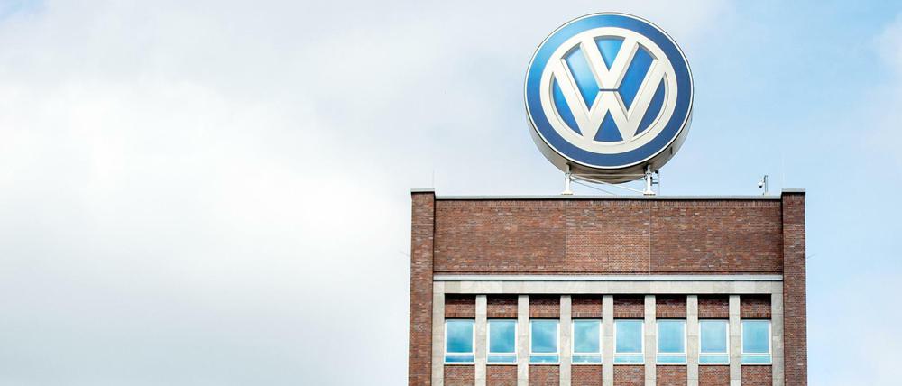 Verwaltungshochhaus des VW-Werks in Wolfsburg