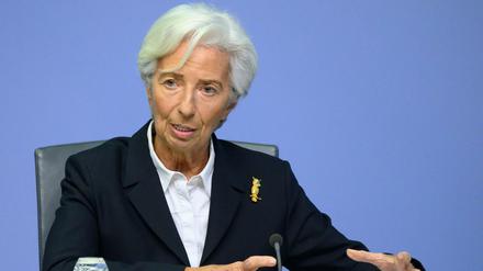 Christine Lagarde spricht sich für eine grüne Geldpolitik aus. 