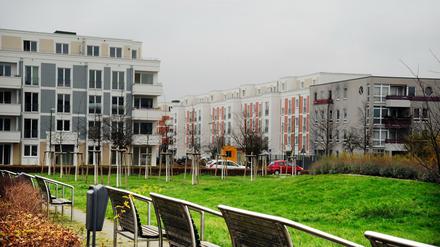 Sogar abseits des Zentrum stiegen die Mieten in Berlin, im Bild Wohnungen in Marzahn