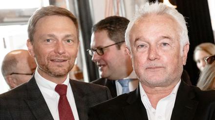 Keine Freunde: Wolfgang Kubicki und Christian Lindner (links).