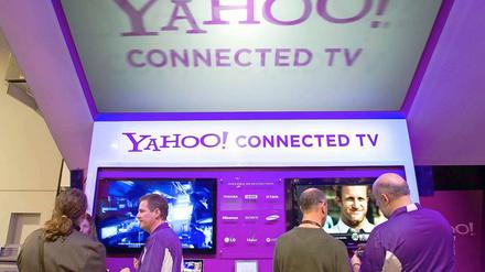 Yahoo setzt auf neue Geschäftsfelder und präsentiert bei der CES in Las Vegas seine TV-Schnittstellen. 