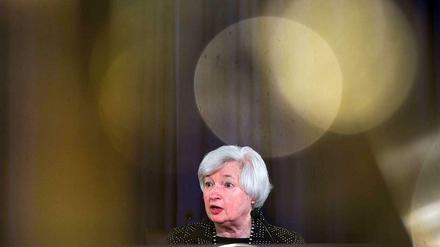 Fed-Chefin Janet Yellen erklärte am Mittwoch die Zinspolitik der US-Notenbank Fed, die sie leitet. 