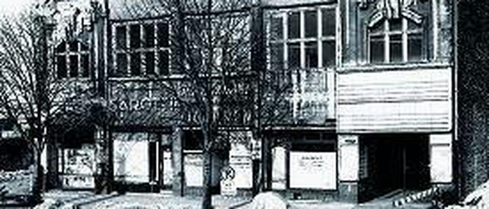 Das Voxhaus in der Potsdamer Straße, Wiege des deutschen Rundfunks, gesprengt 1971.