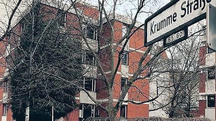 Das Studentenwohnheim in der Krummen Straße steht seit Anfang 2012 leer. 