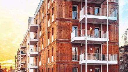Das Wohnprojekt Lynarstraße erhielt den Holzbaupreis in der Kategorie Neubau. 