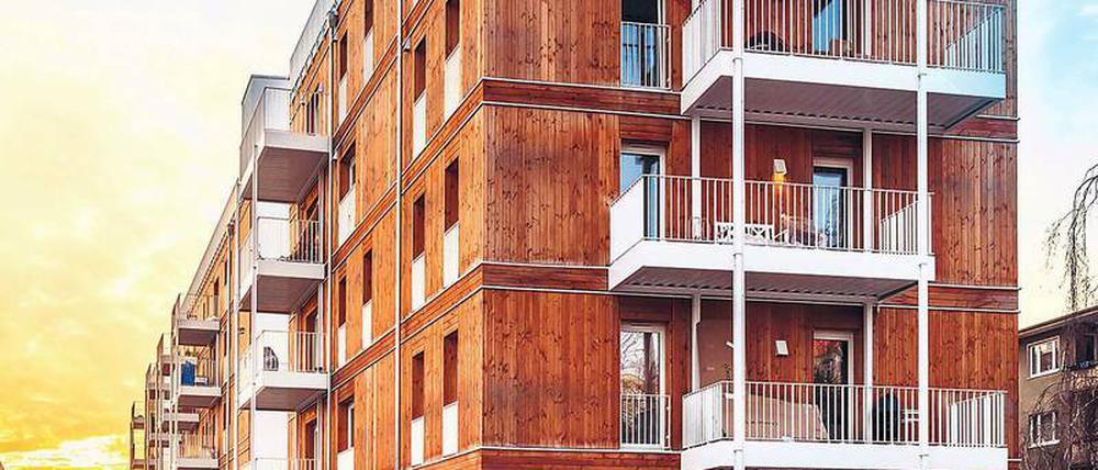Das Wohnprojekt Lynarstraße erhielt den Holzbaupreis in der Kategorie Neubau. 