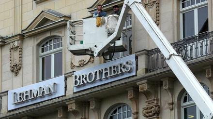 Im September 2008 meldete Lehman Brothers Insolvenz an.