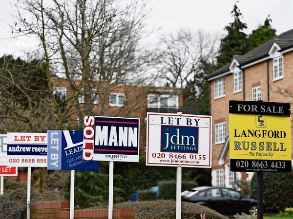 Die Sorge geht um vor sinkenden Immobilienpreisen in Großbritannien.