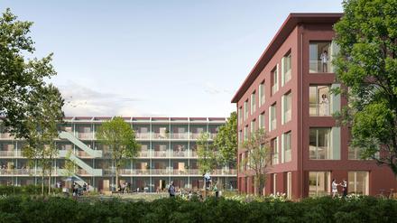 In Potsdam sollen bis Mitte nächsten Jahres zwei bis zu viergeschossige Häuser mit einmal 22 und einmal bis zu 70 Wohnungen auf zwei heutigen Garagenstandorten in der Gluckstraße und am Patrizierweg errichtet werden.