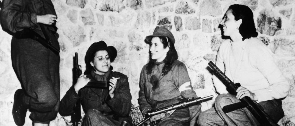 Partisaninnen in Italien im 2. Weltkrieg - auch viele jüdische Frauen gingen in den Widerstand.